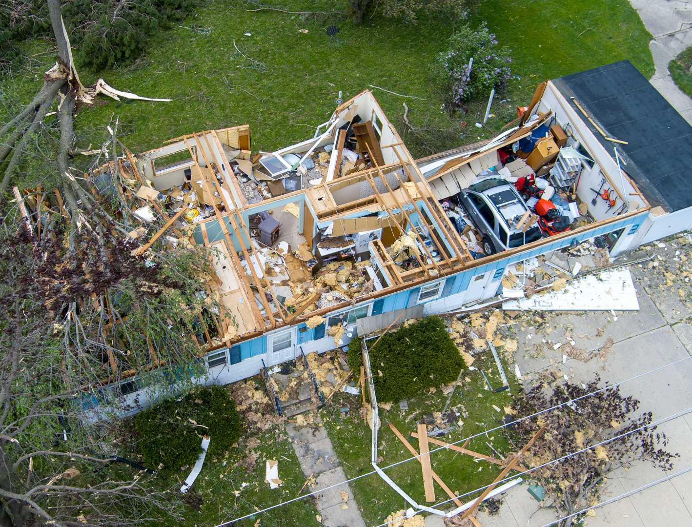 Western Wisconsin Tornado Damage