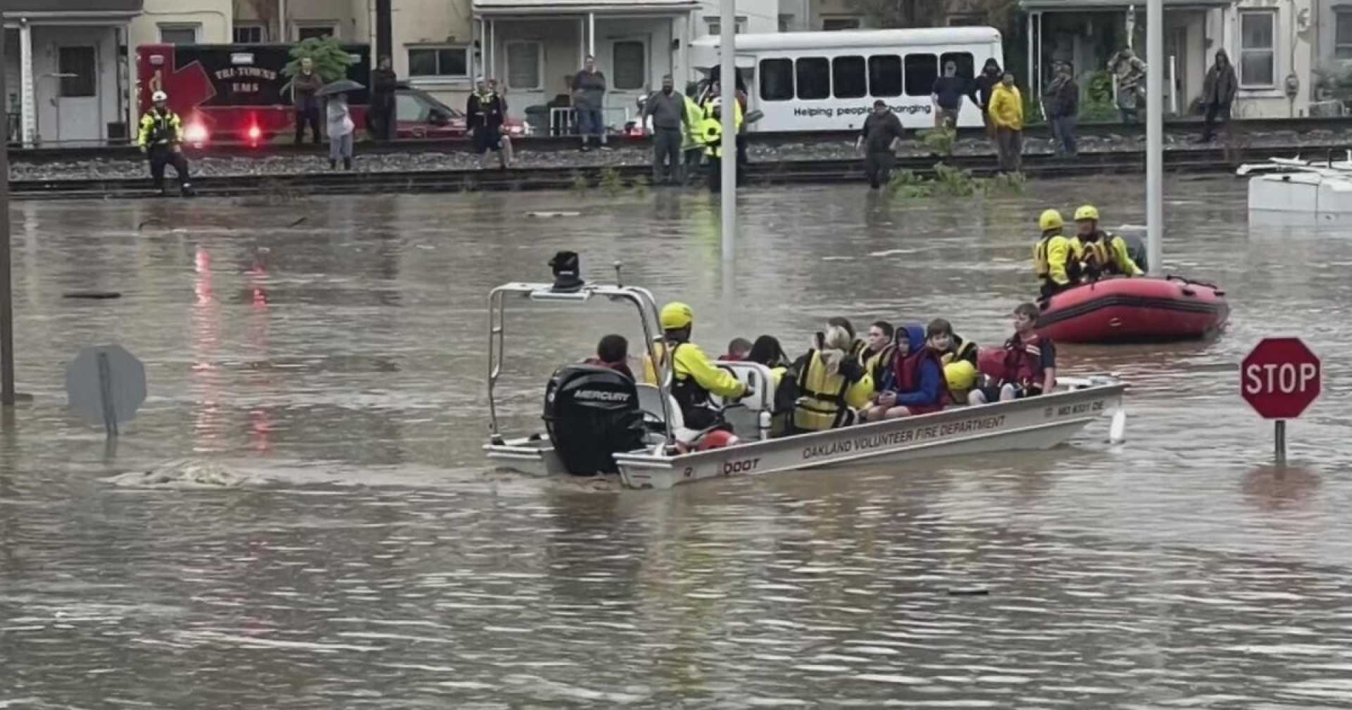 Westernport Elementary School Flooding Rescue