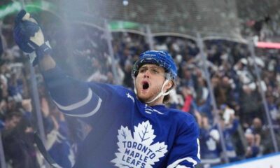 William Nylander Hockey Game Celebration