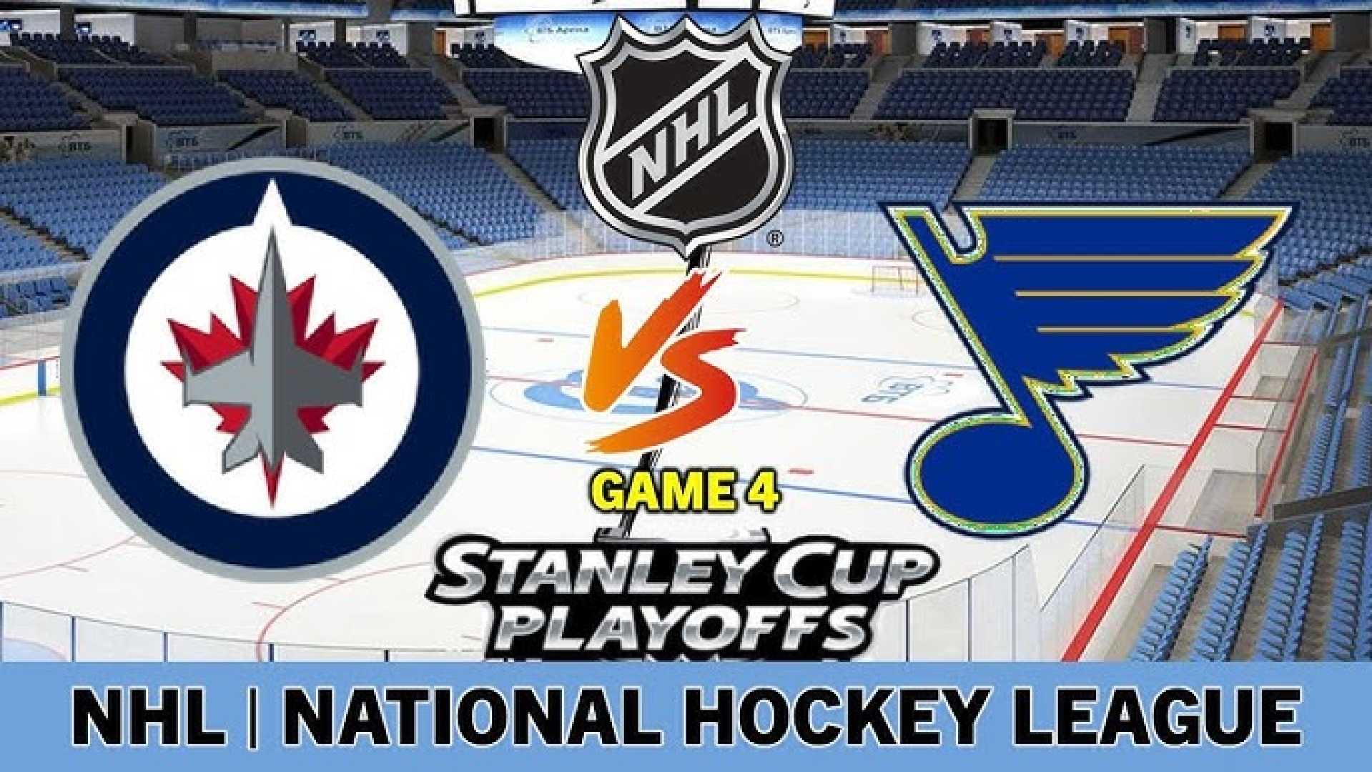 Winnipeg Jets Vs St. Louis Blues Playoff Game