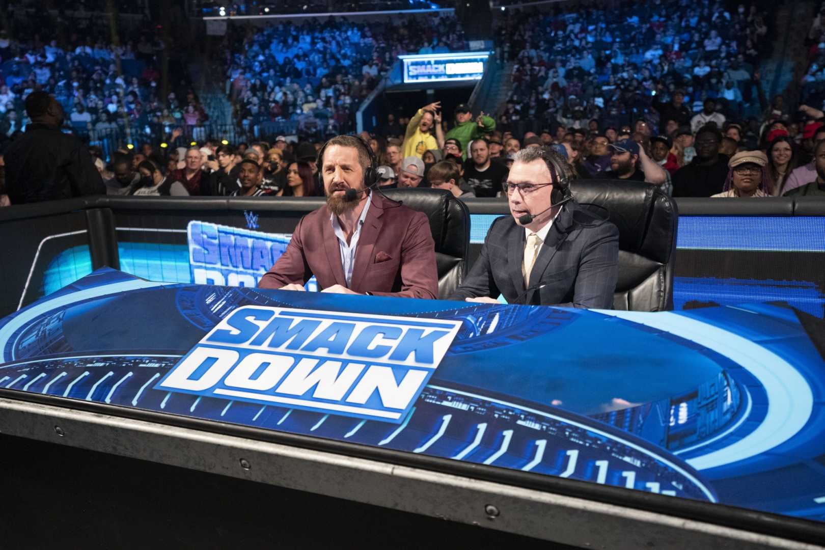 Wwe Commentary Booth Michael Cole