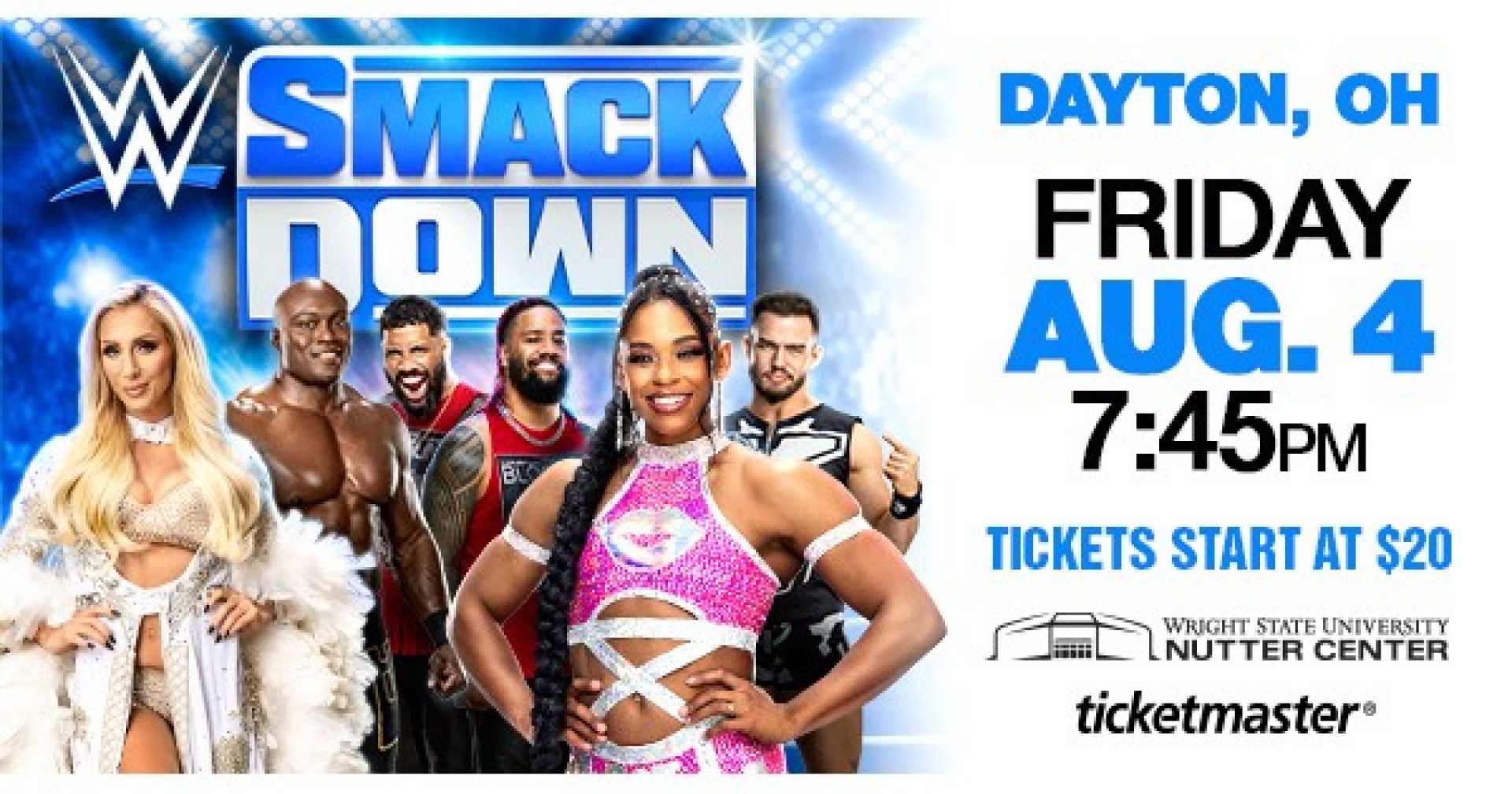 Wwe Smackdown Dayton Nutter Center