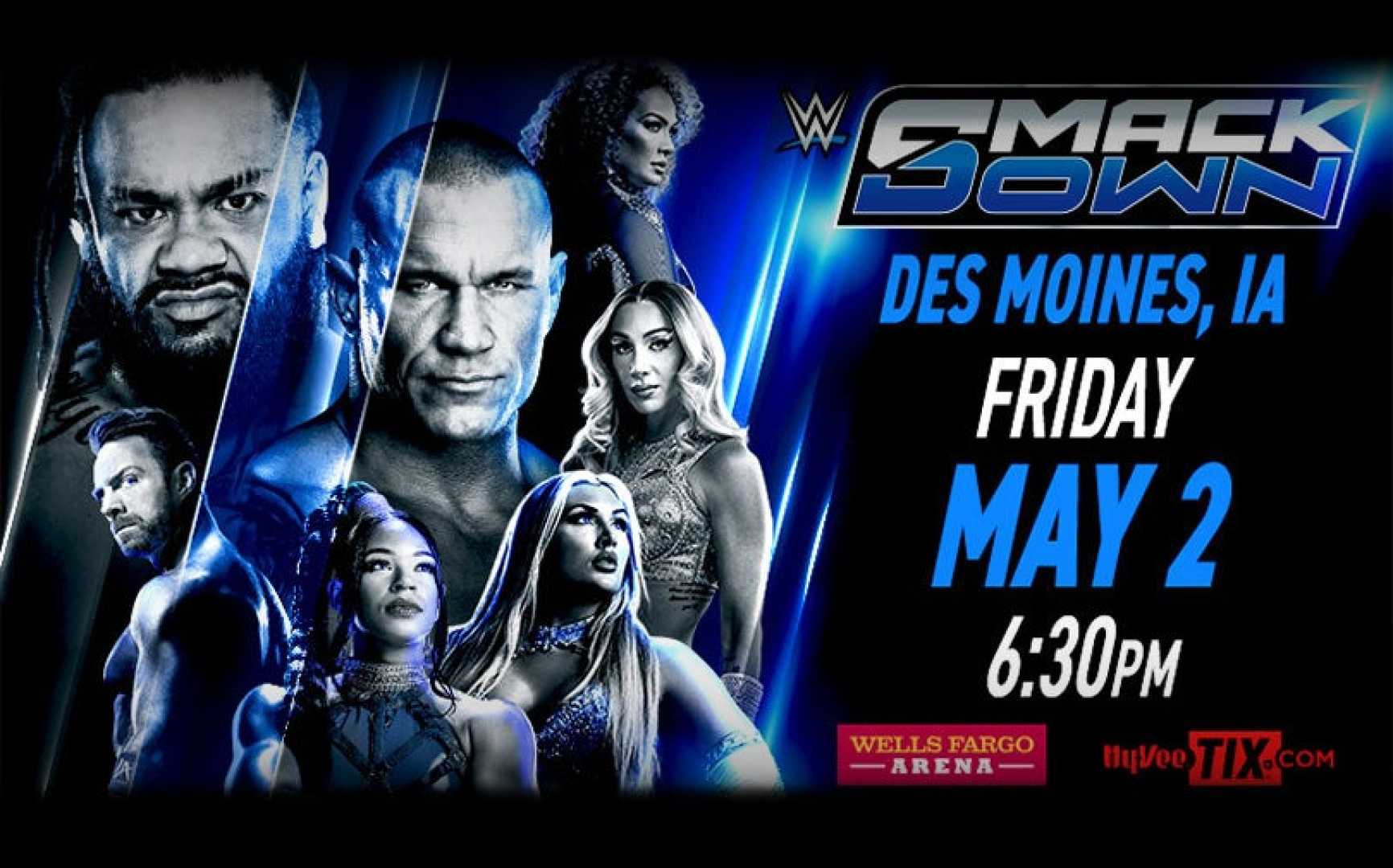Wwe Smackdown Des Moines Iowa Wrestling