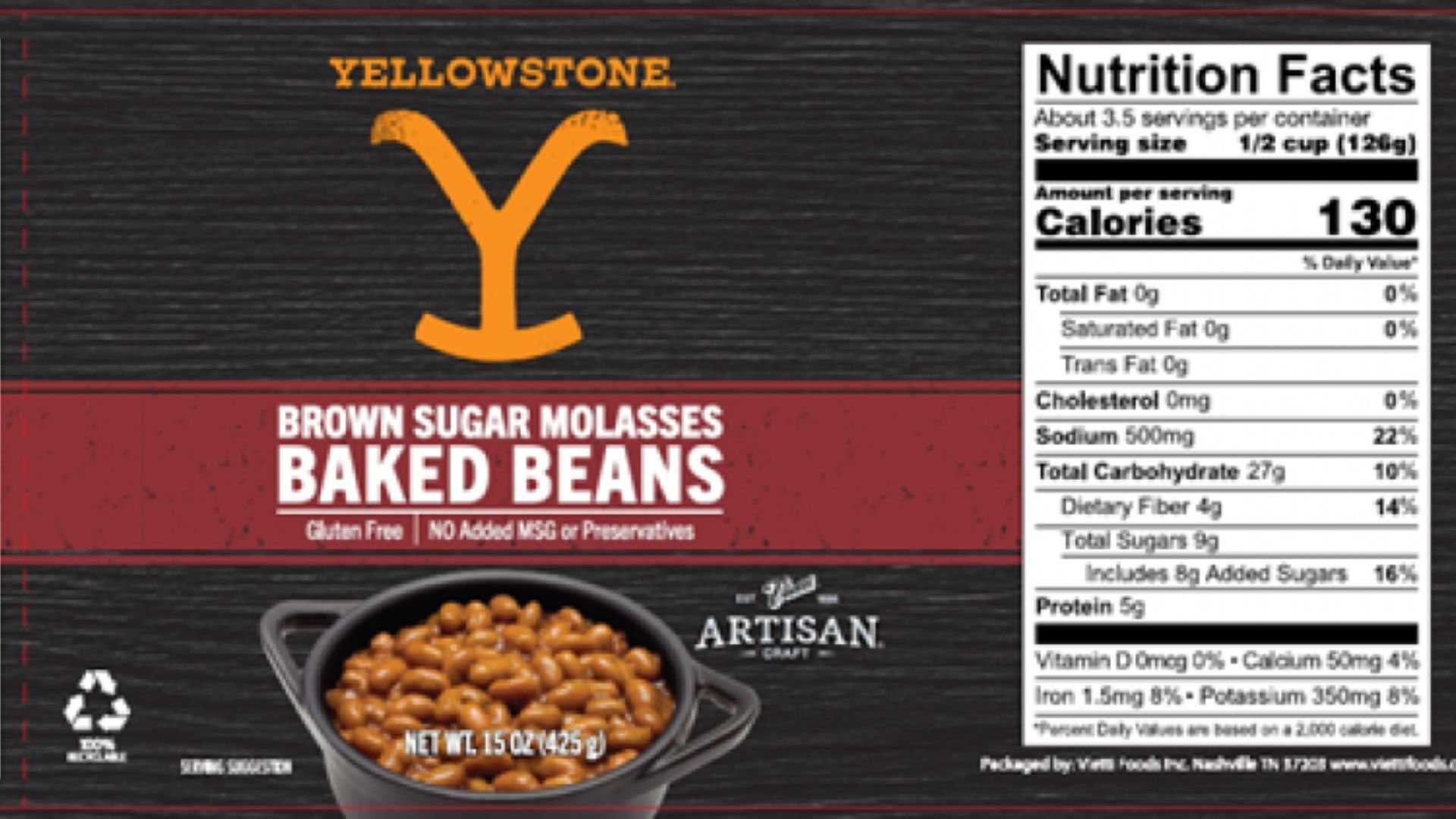 Yellowstone Baked Beans Recall