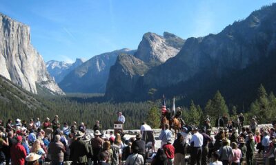 Yosemite National Park Entrance Crowd
