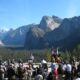 Yosemite National Park Entrance Crowd