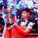 Zhao Xintong Snooker Champion Celebration
