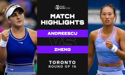 Zheng Qinwen Bianca Andreescu Tennis Match