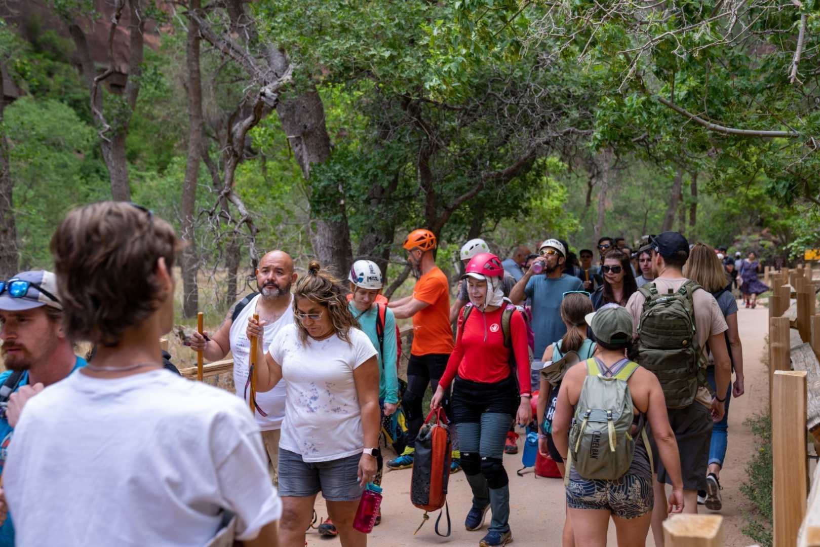 Zion National Park Summer Visitor Crowds