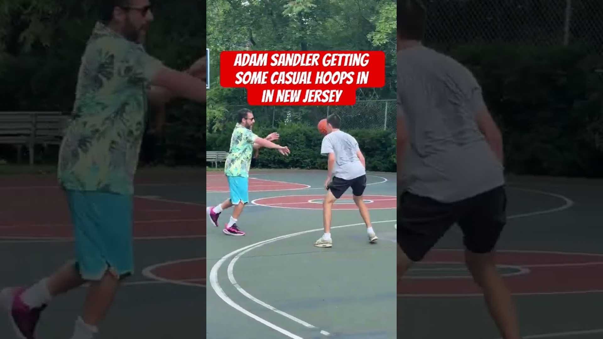 Adam Sandler Basketball Game New Jersey