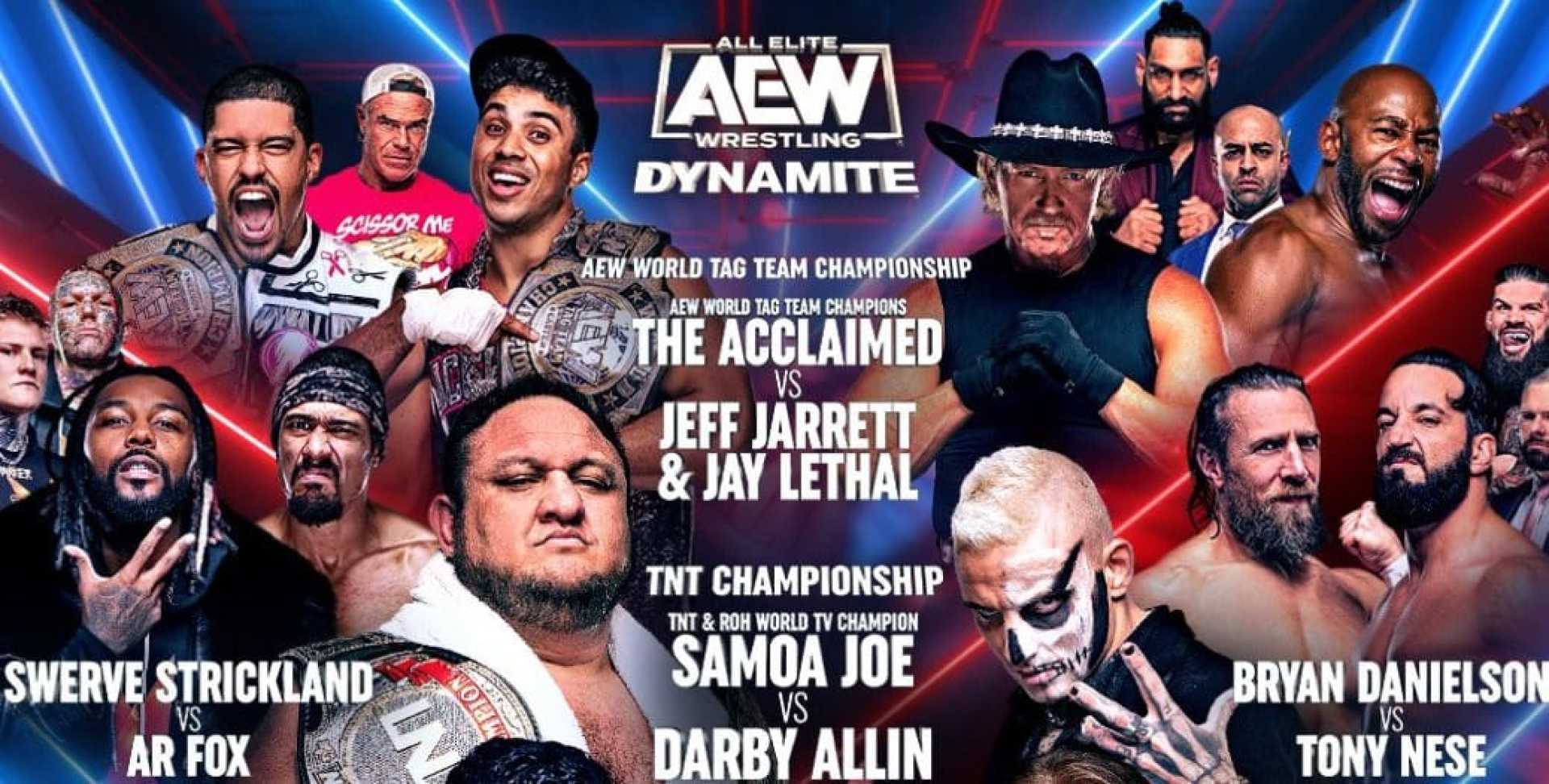 Aew Dynamite Seattle Wrestling Action