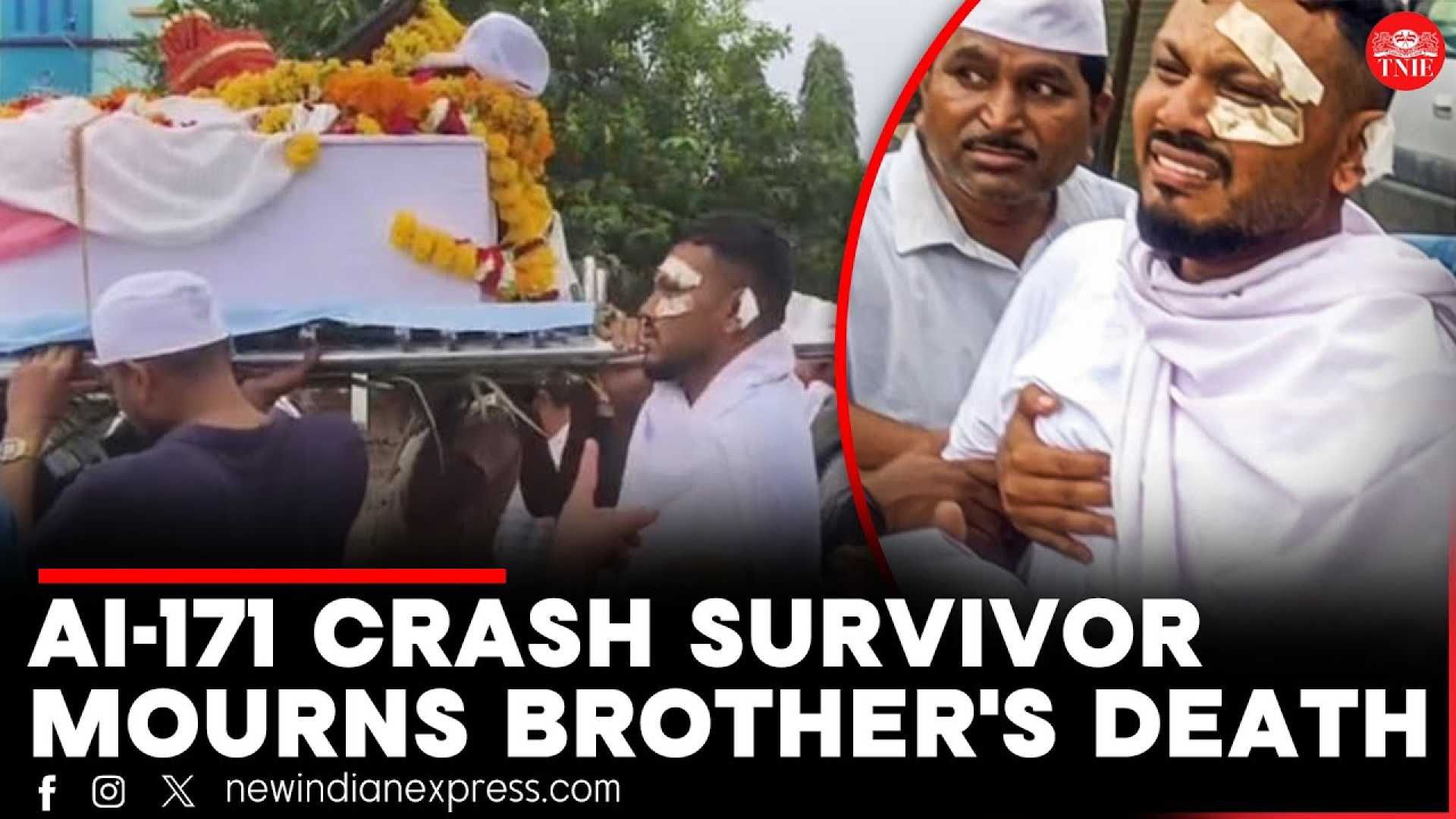Air India 171 Plane Crash Survivor Funeral