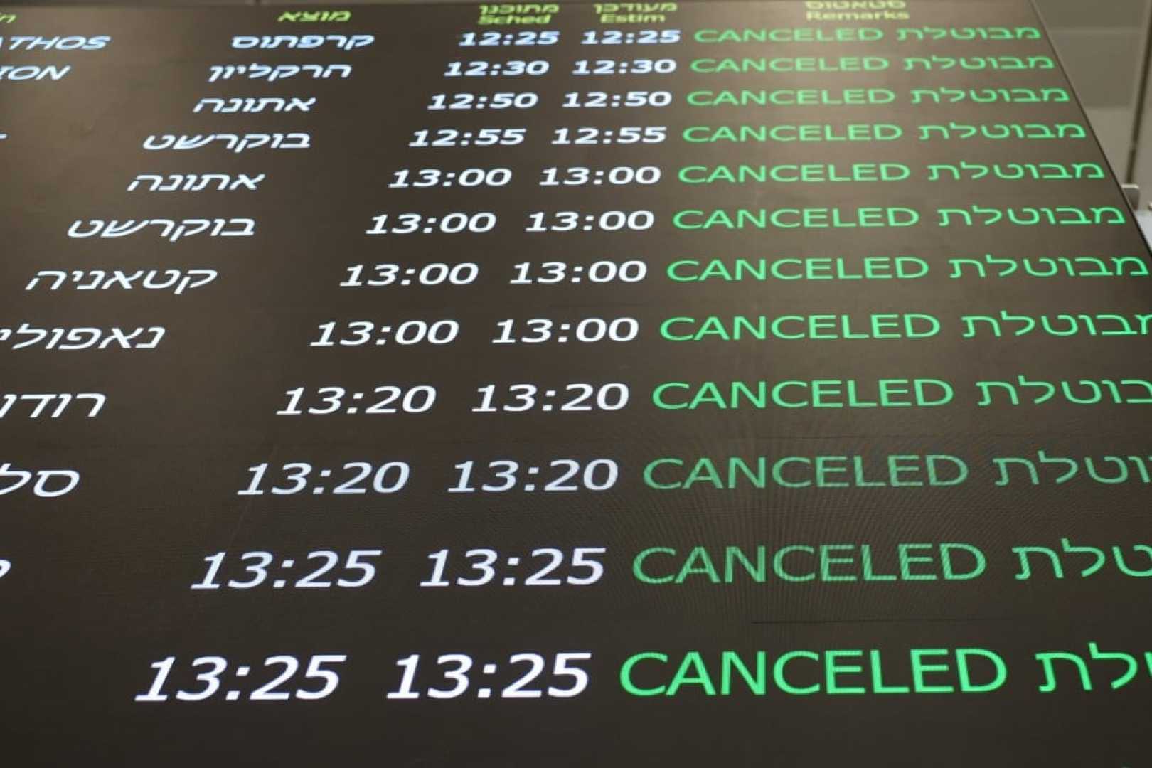 Airlines Flight Cancellations Middle East Conflict