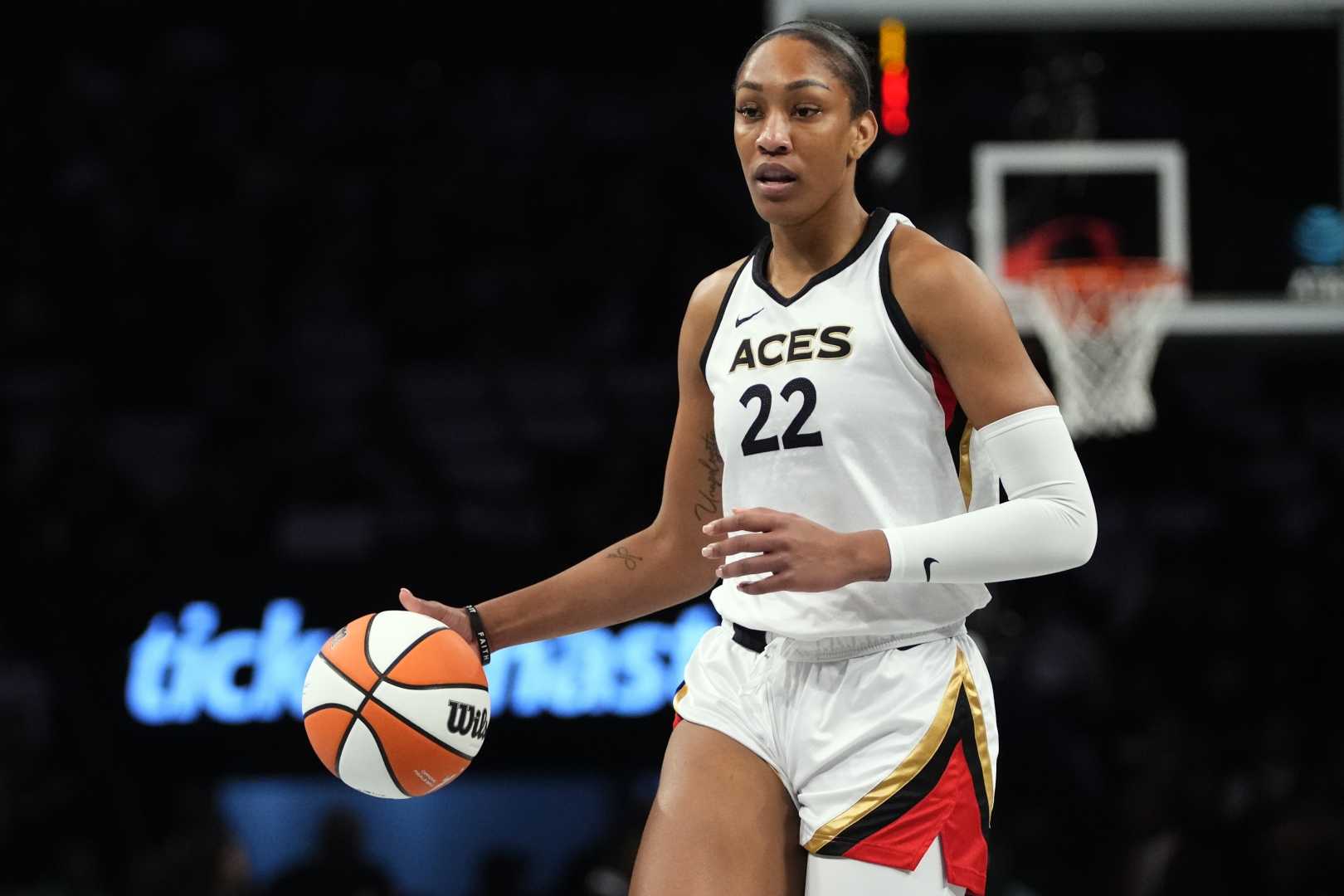 A'ja Wilson Basketball Game