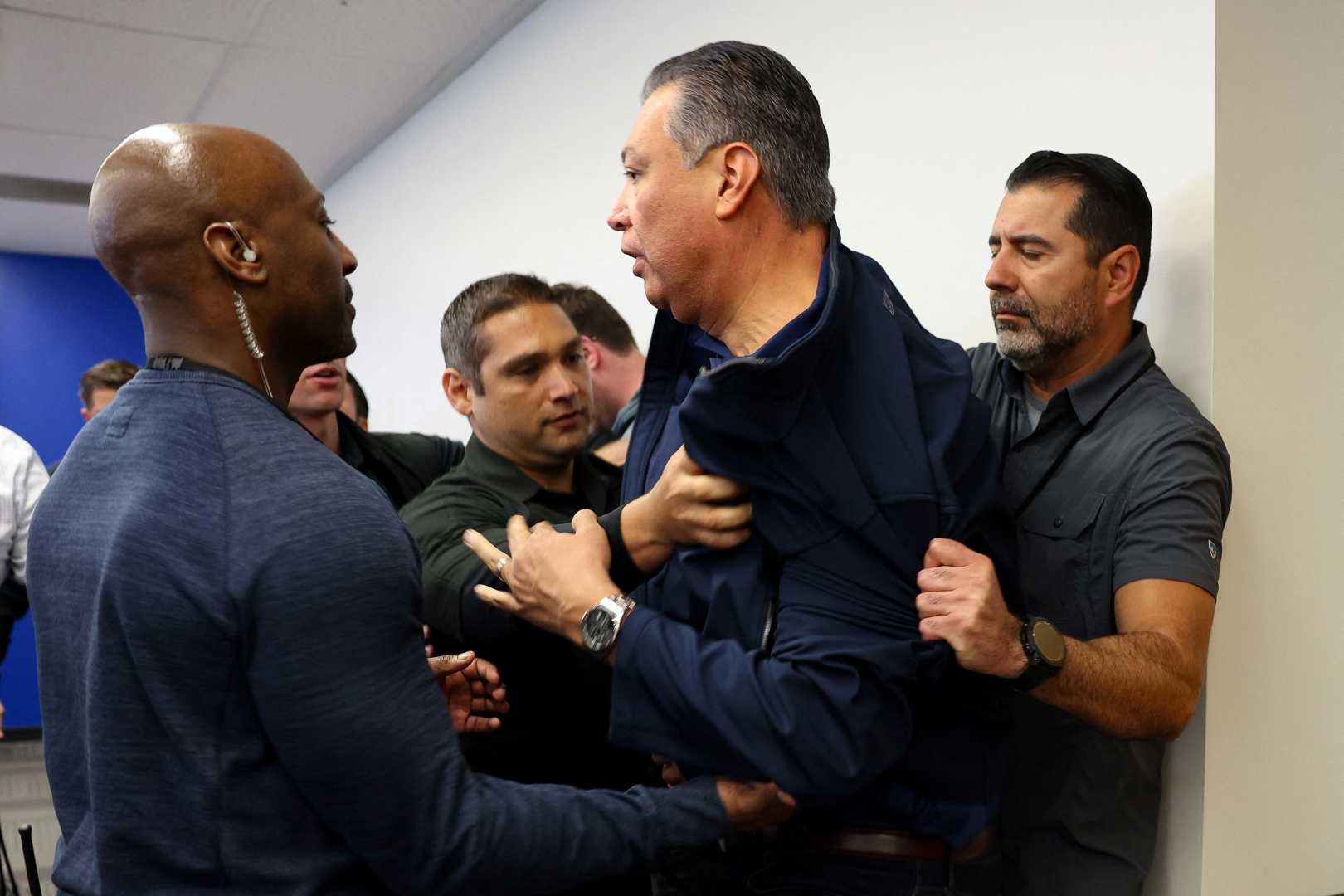 Alex Padilla Press Conference Removal Incident