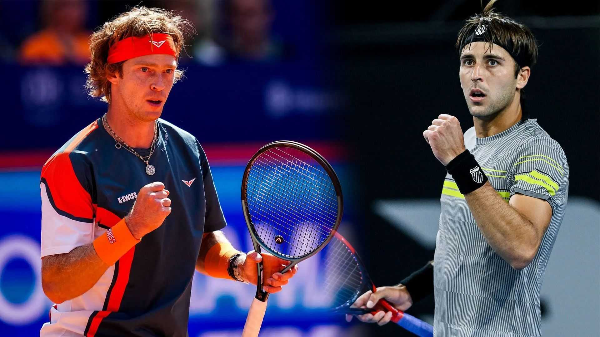 Andrey Rublev Tomas Martin Etcheverry Tennis Match