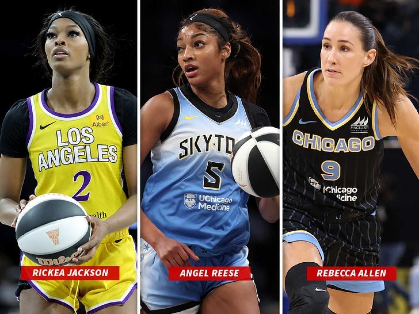 Angel Reese Rickea Jackson Rebecca Allen