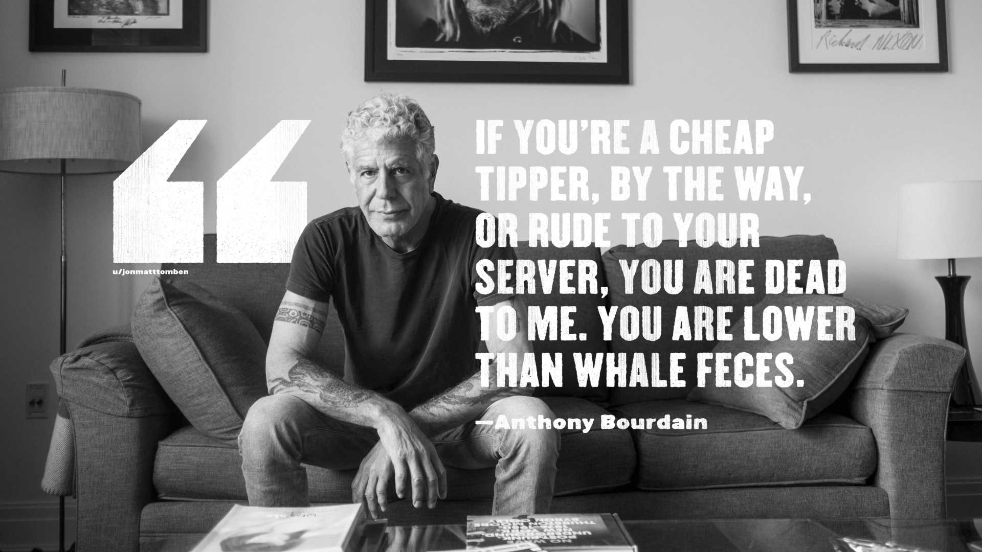 Anthony Bourdain Restaurant Tips