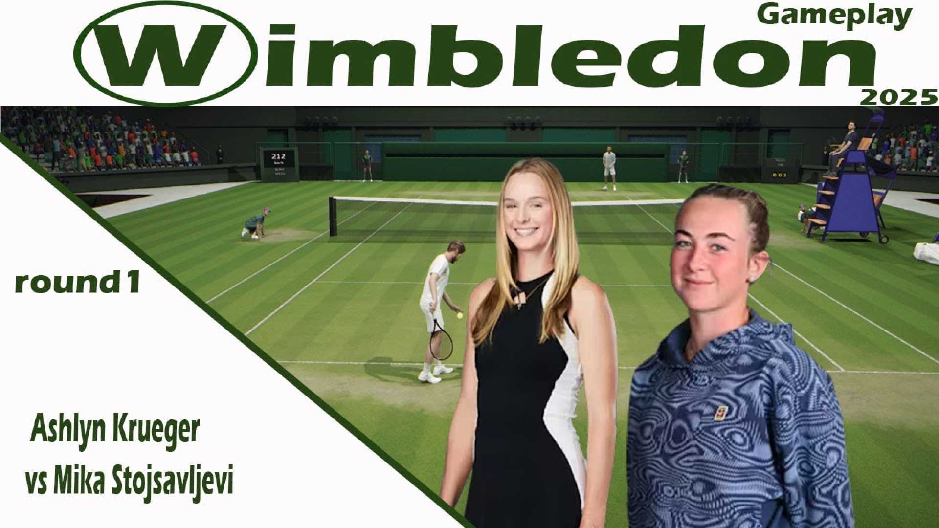 Ashlyn Krueger Wimbledon Match Preview