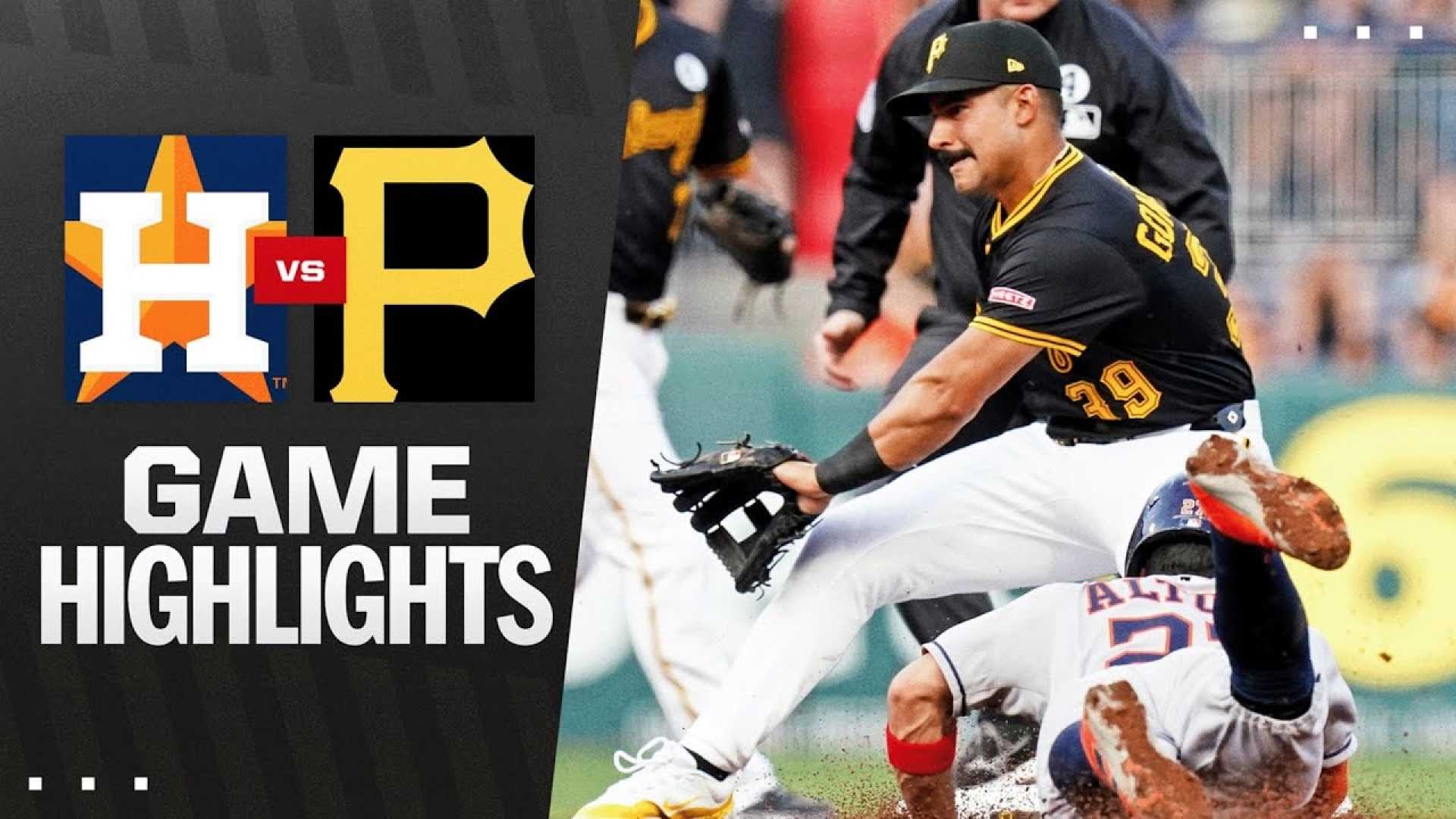 Astros Pirates Game Recap June 2025