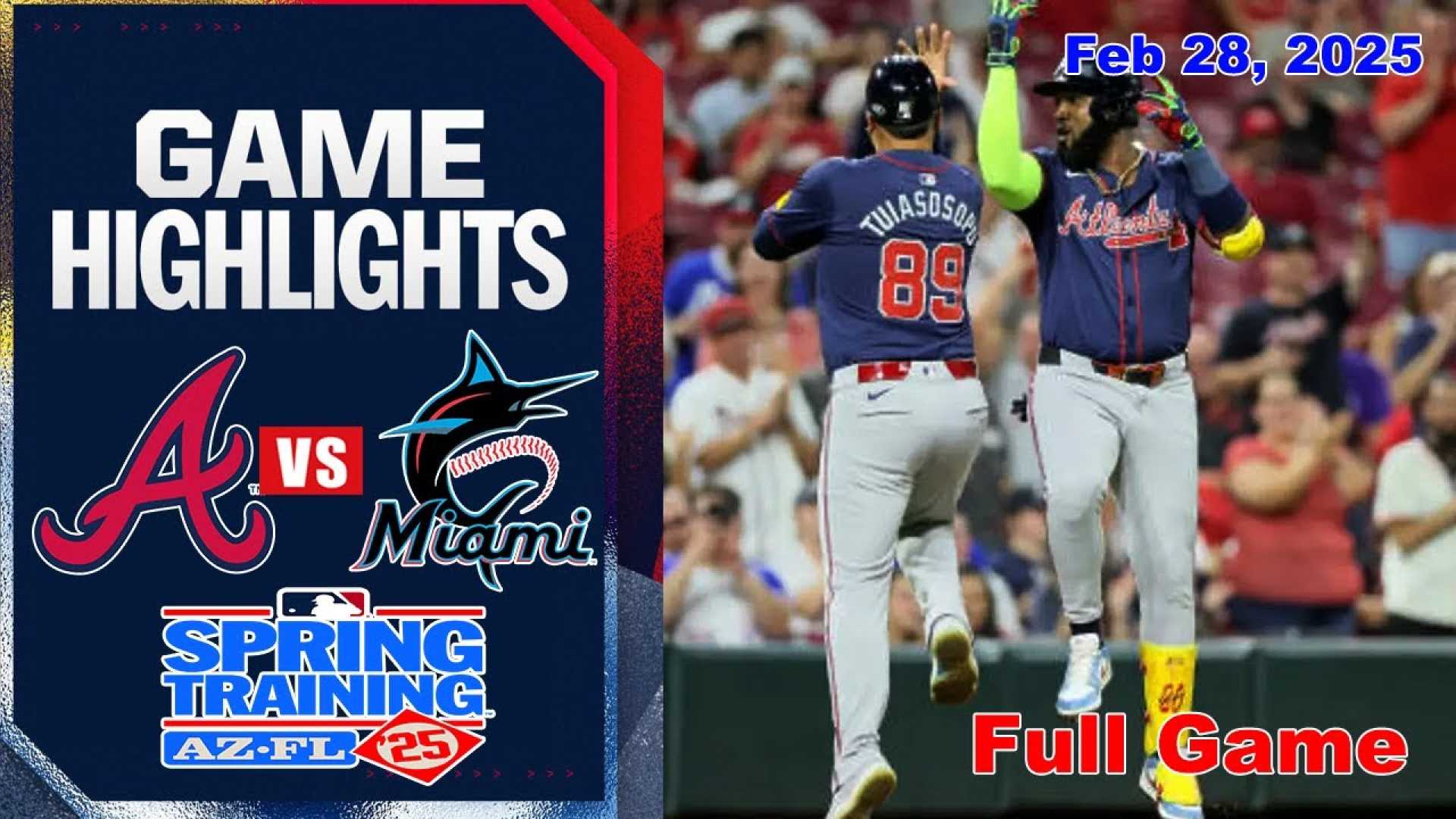 Atlanta Braves Vs Miami Marlins Baseball