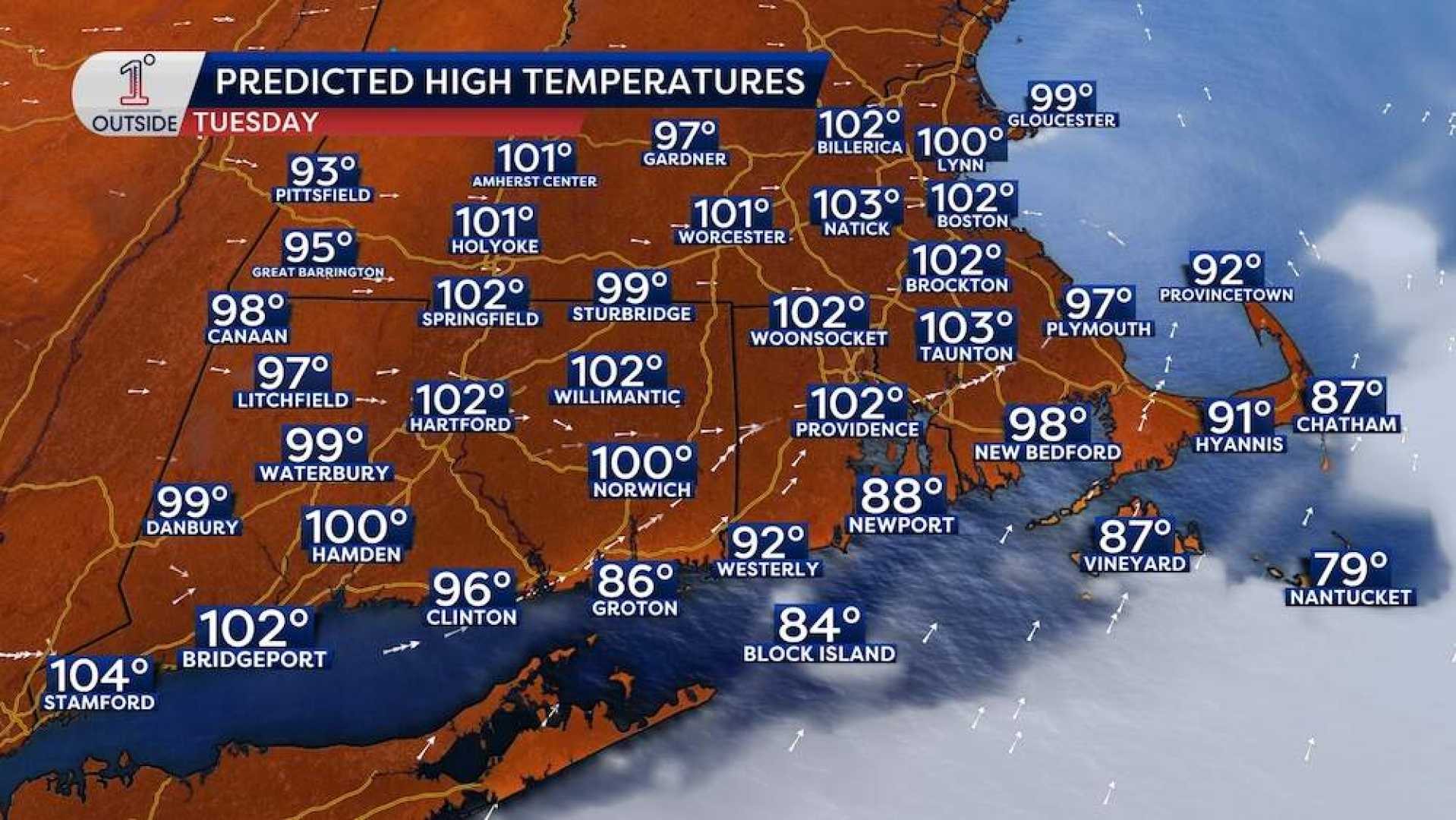 Boston Heat Wave 100 Degrees