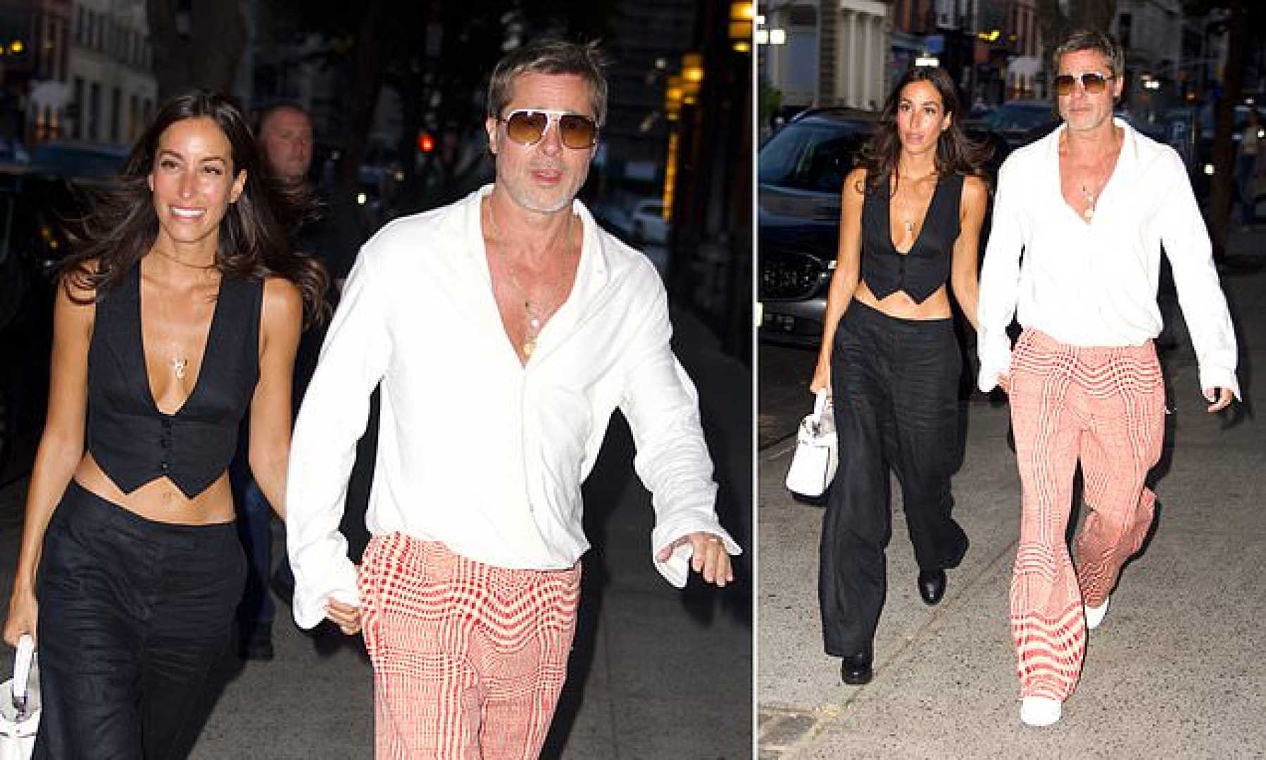 Brad Pitt Ines De Ramon Manhattan Date Night