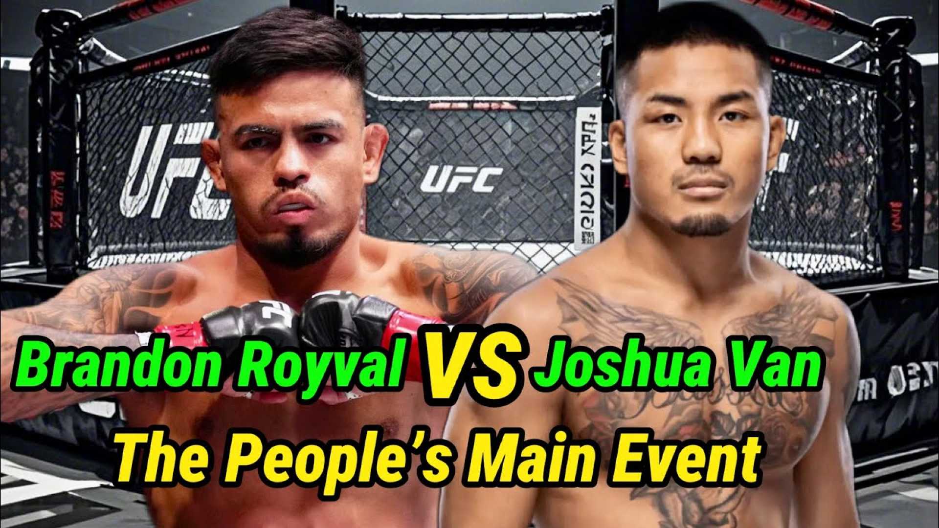 Brandon Royval Joshua Van Fight Preview