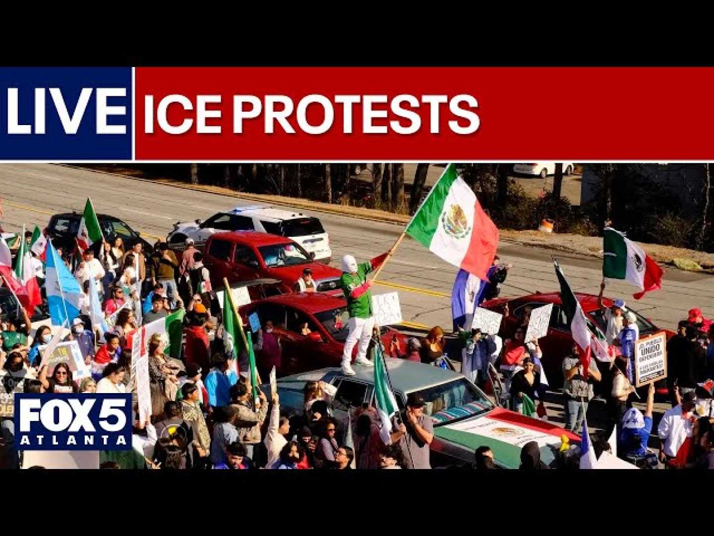 Brookhaven Anti Ice Rally Protest
