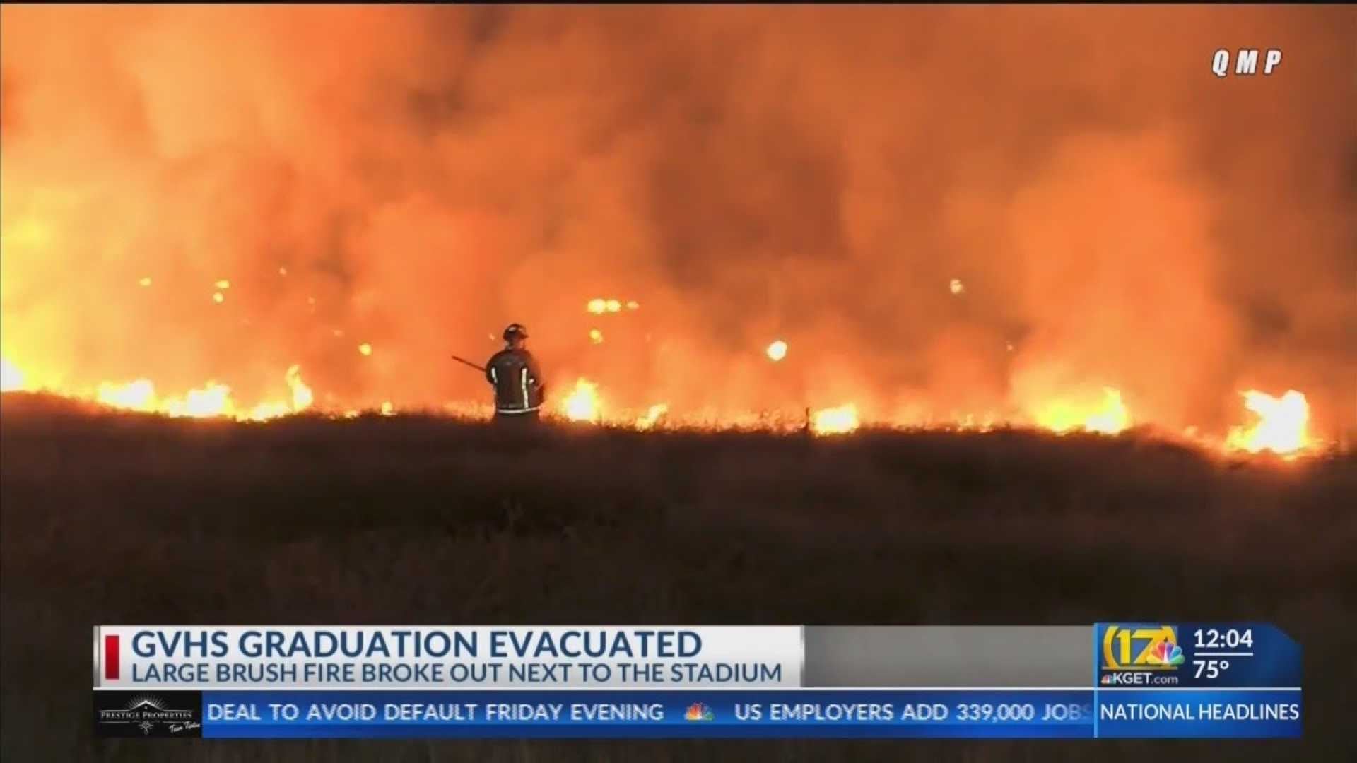Brush Fire Golden Valley High School