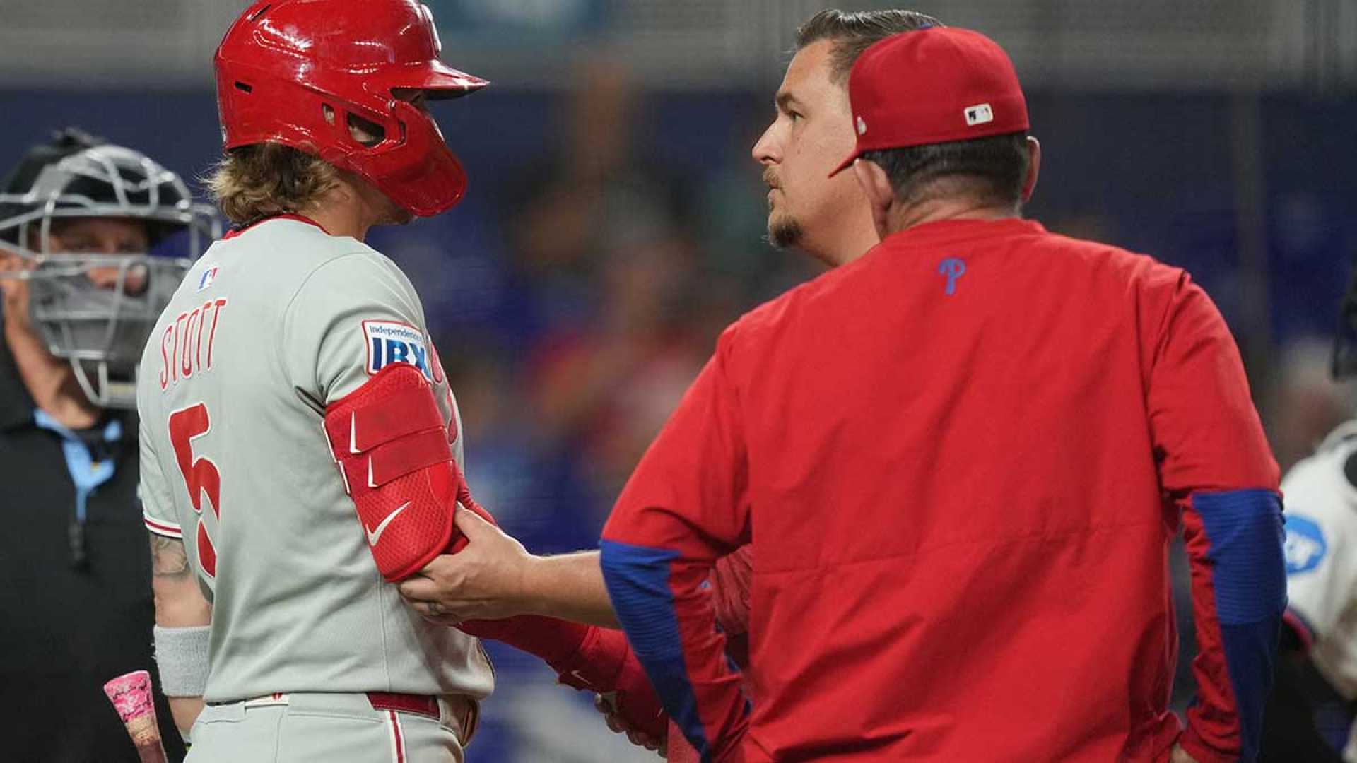 Bryson Stott Injury Phillies Marlins