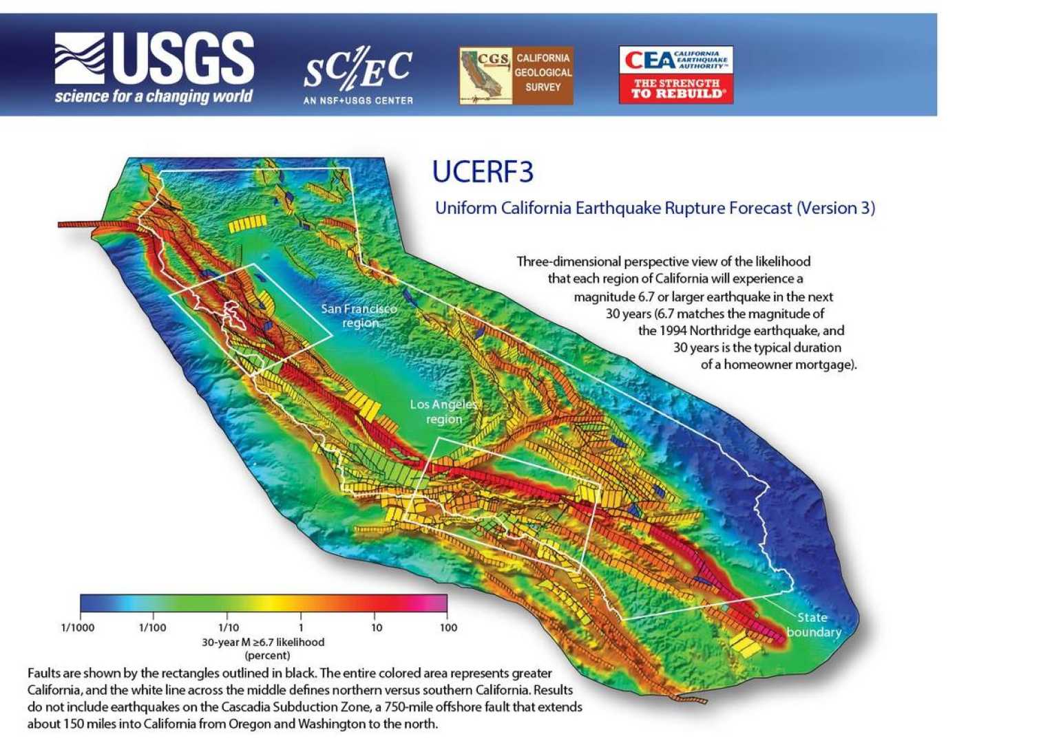 California Earthquake Fault Map