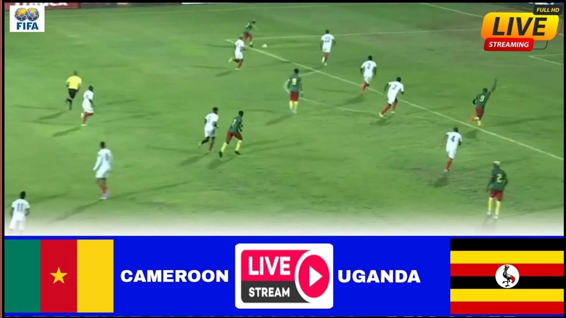 Cameroon Uganda Football Friendly Match