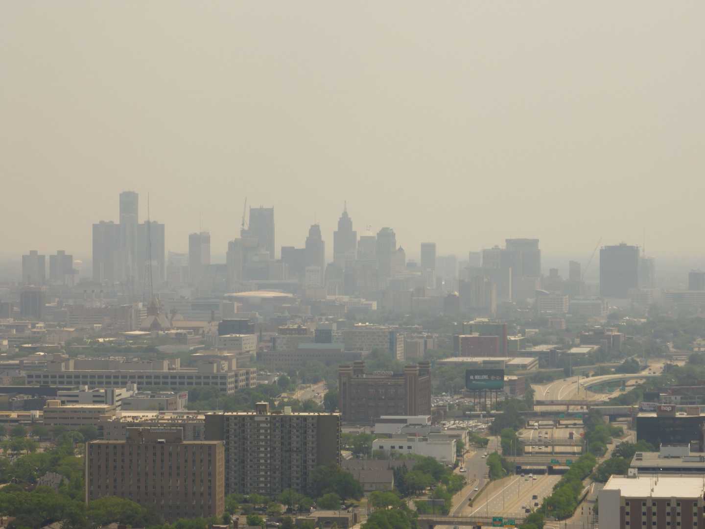 Canadian Wildfire Smoke Metro Detroit