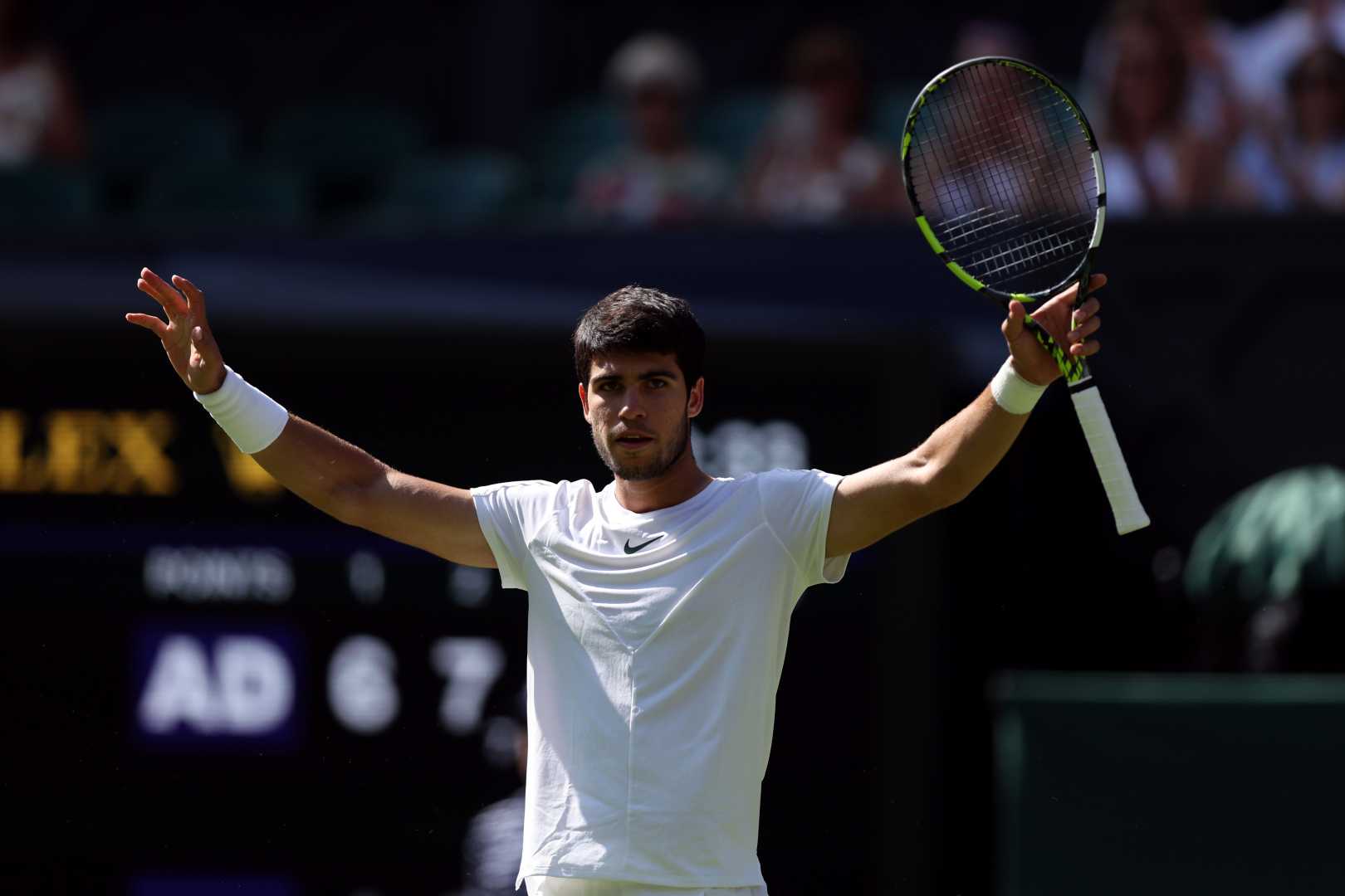 Carlos Alcaraz Tennis Match