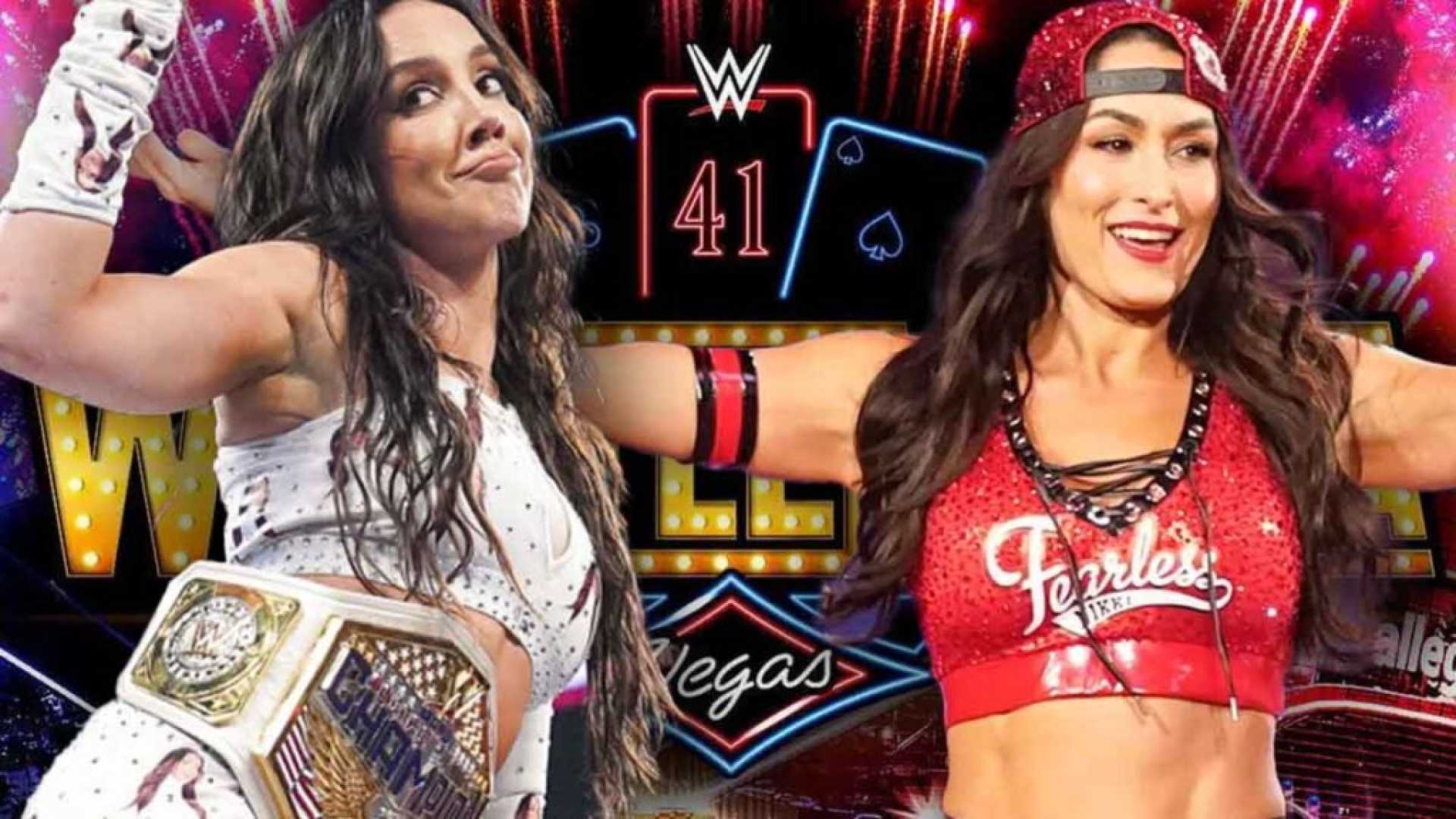 Chelsea Green Nikki Bella Wrestling Match