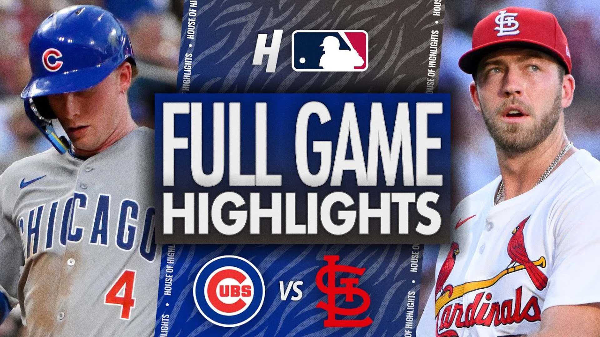 Chicago Cubs St. Louis Cardinals Baseball Game