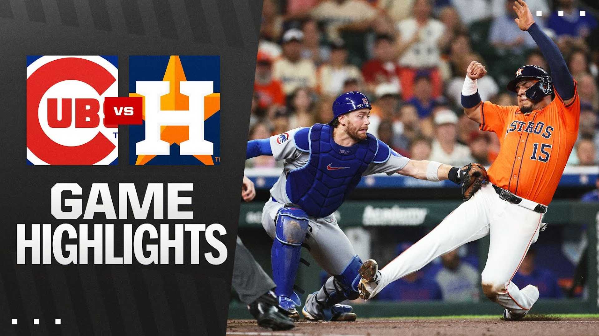 Chicago Cubs Vs. Houston Astros Baseball Game