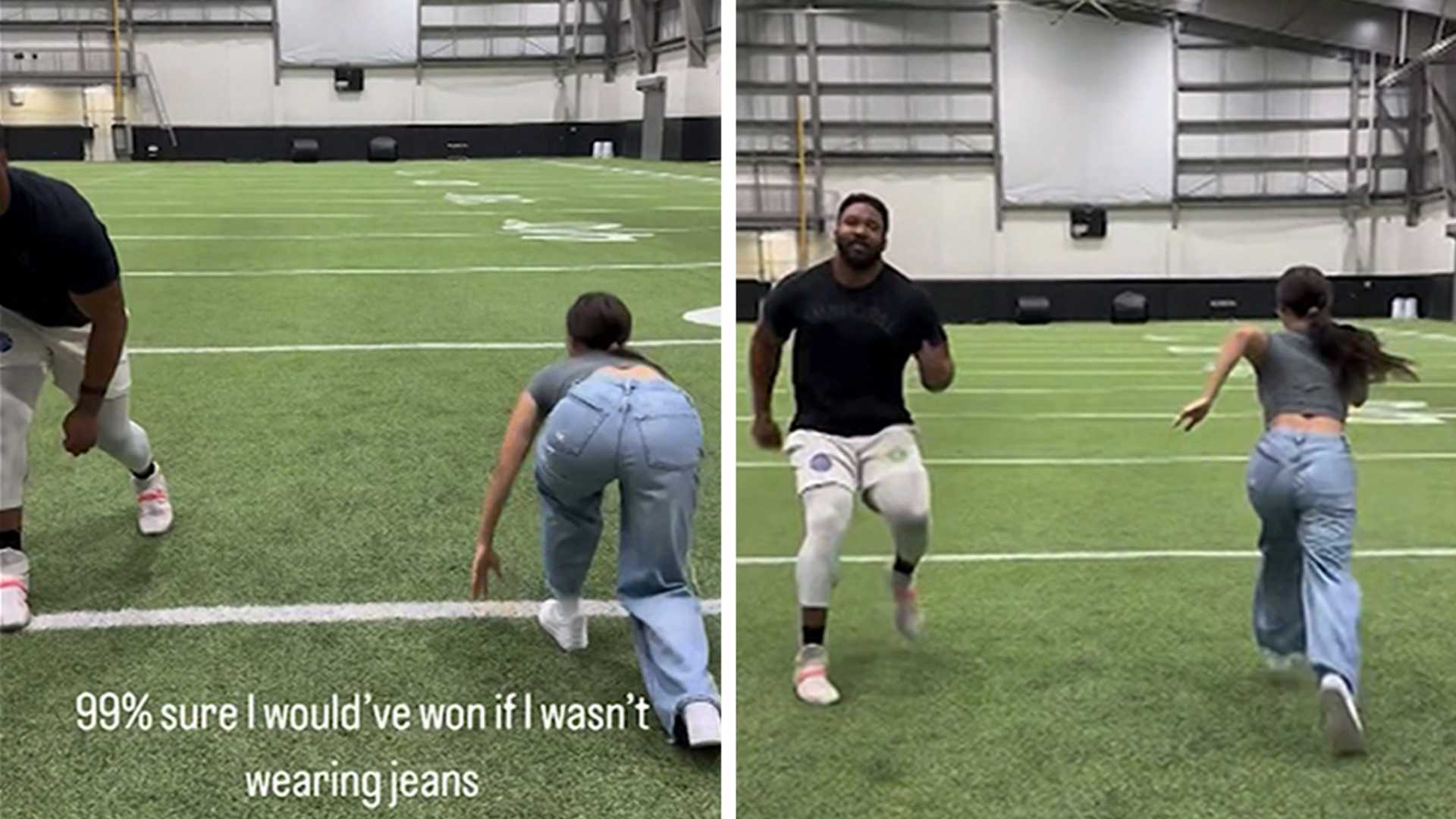 Chloe Kim Myles Garrett Race Training Facility