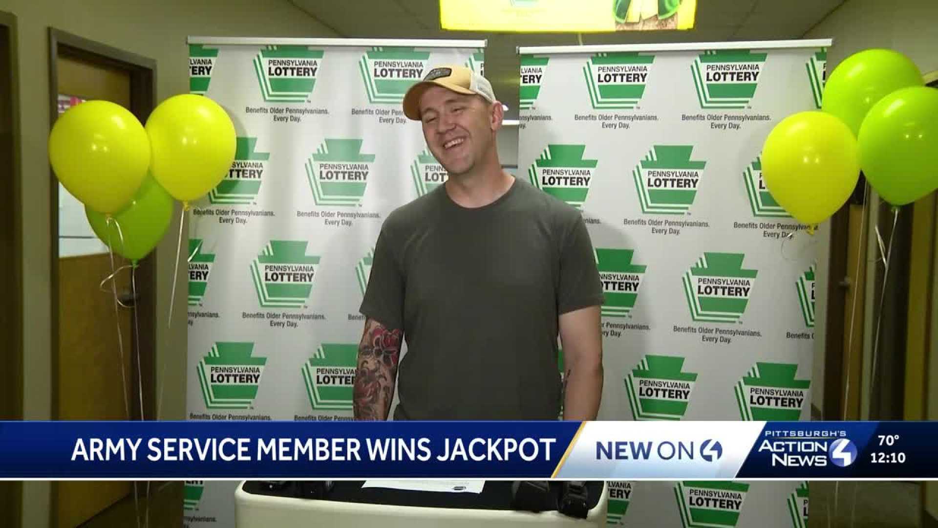 Christopher Lehman Lottery Winner Announcement