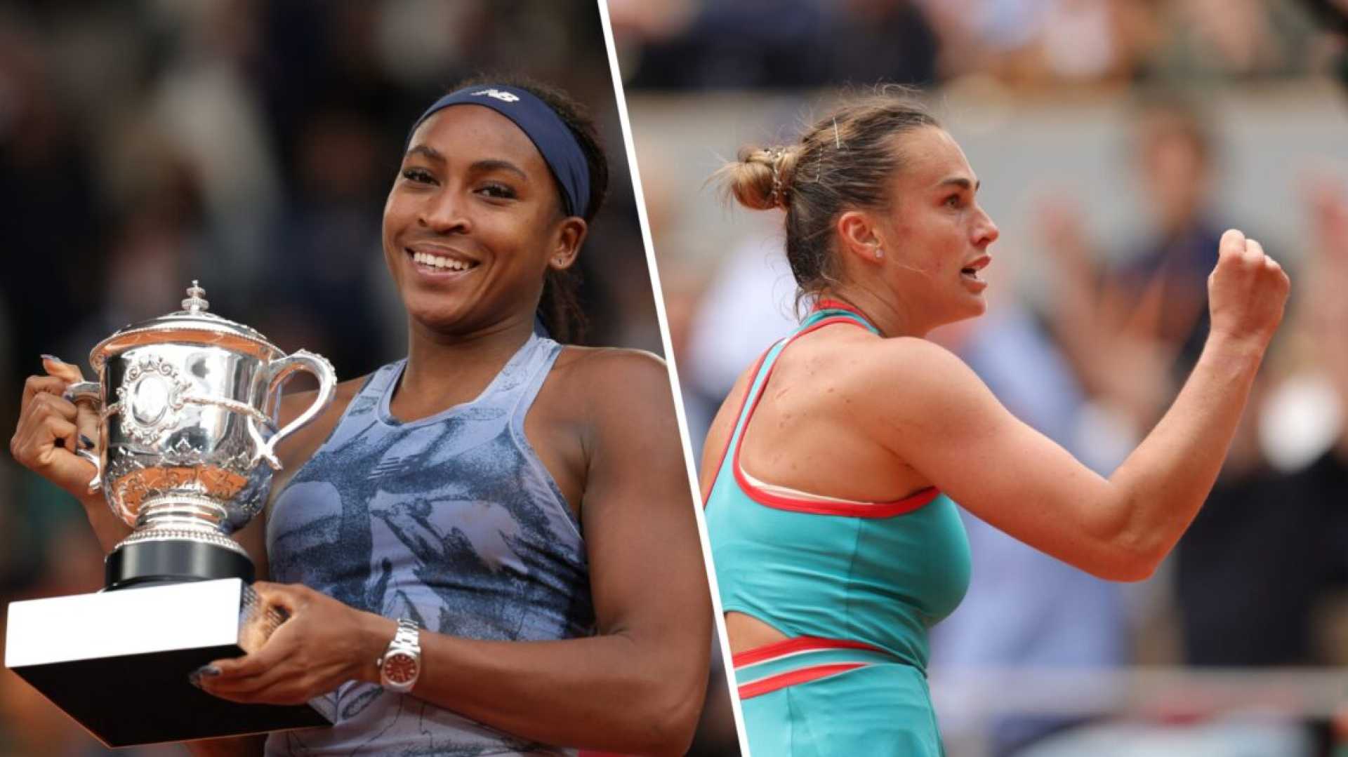 Coco Gauff Aryna Sabalenka Tennis Roland Garros