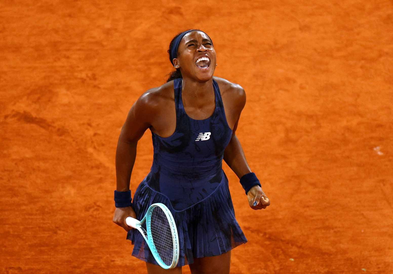 Coco Gauff Tennis Match French Open