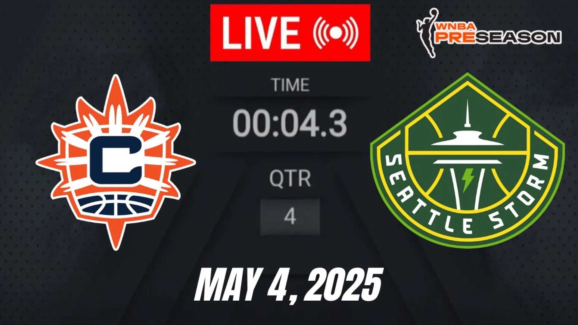 Connecticut Sun Seattle Storm Wnba Matchup
