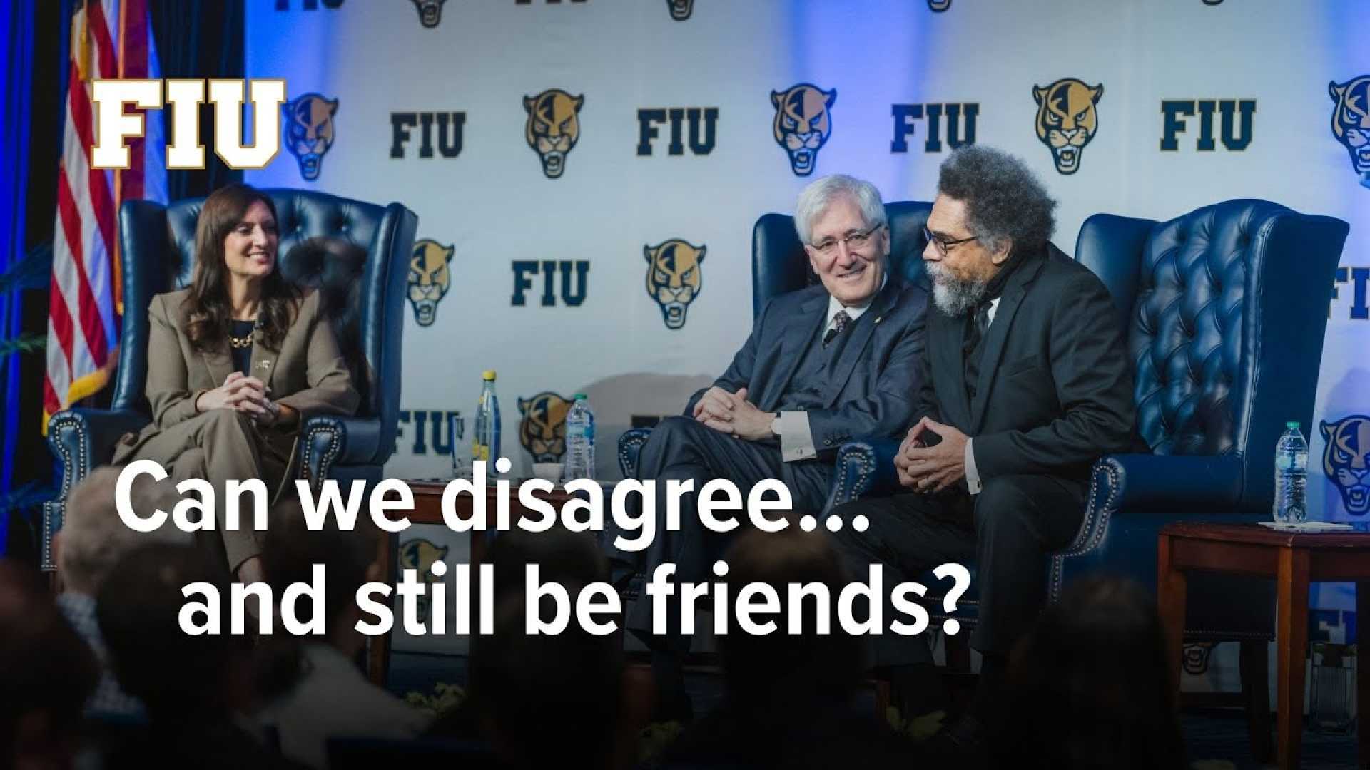 Cornel West Robert George Fiu Event