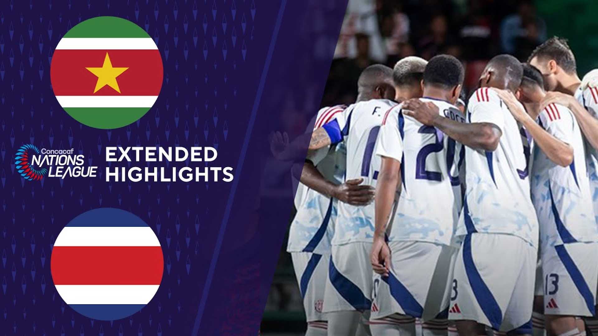 Costa Rica Vs Suriname Soccer Match