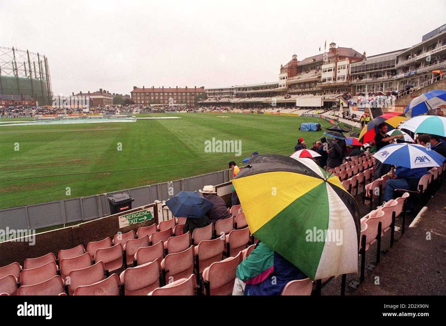 Cricket Match The Oval Rain Delay