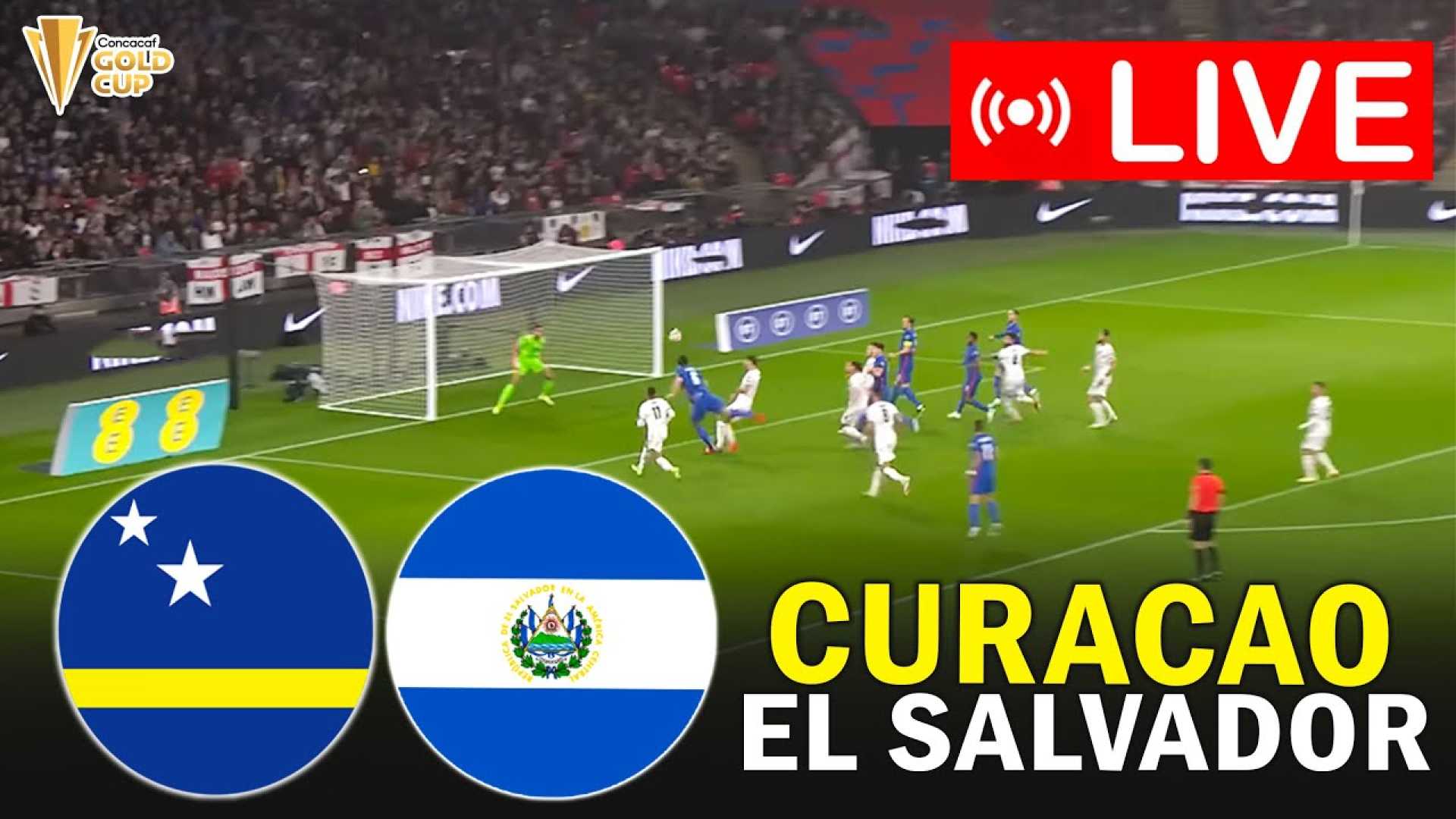 Curacao Vs El Salvador Soccer Match