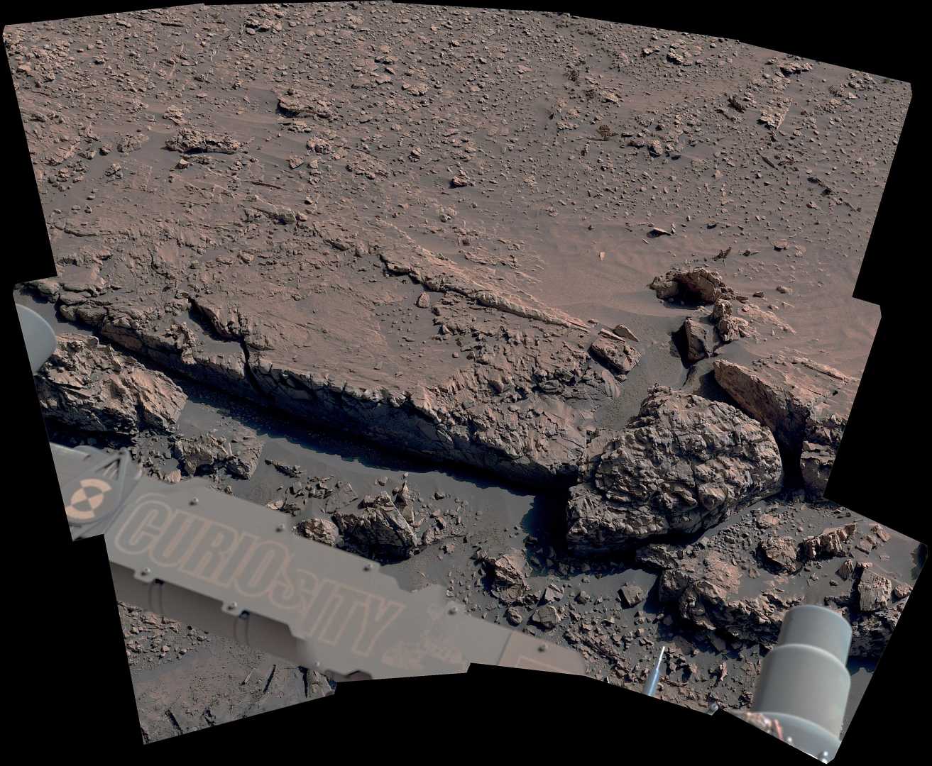 Curiosity Mars Rover Boxwork Patterns