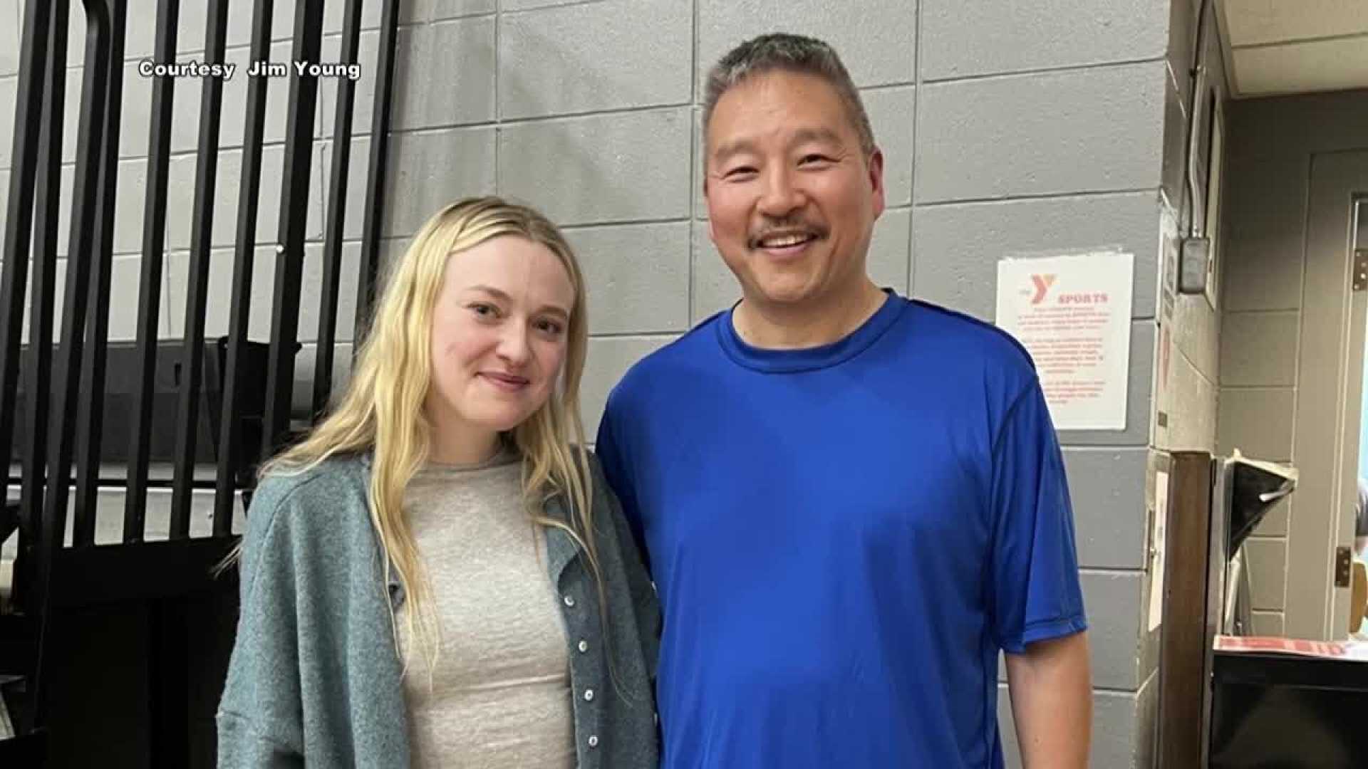 Dakota Fanning Jake Johnson Filming Alaska