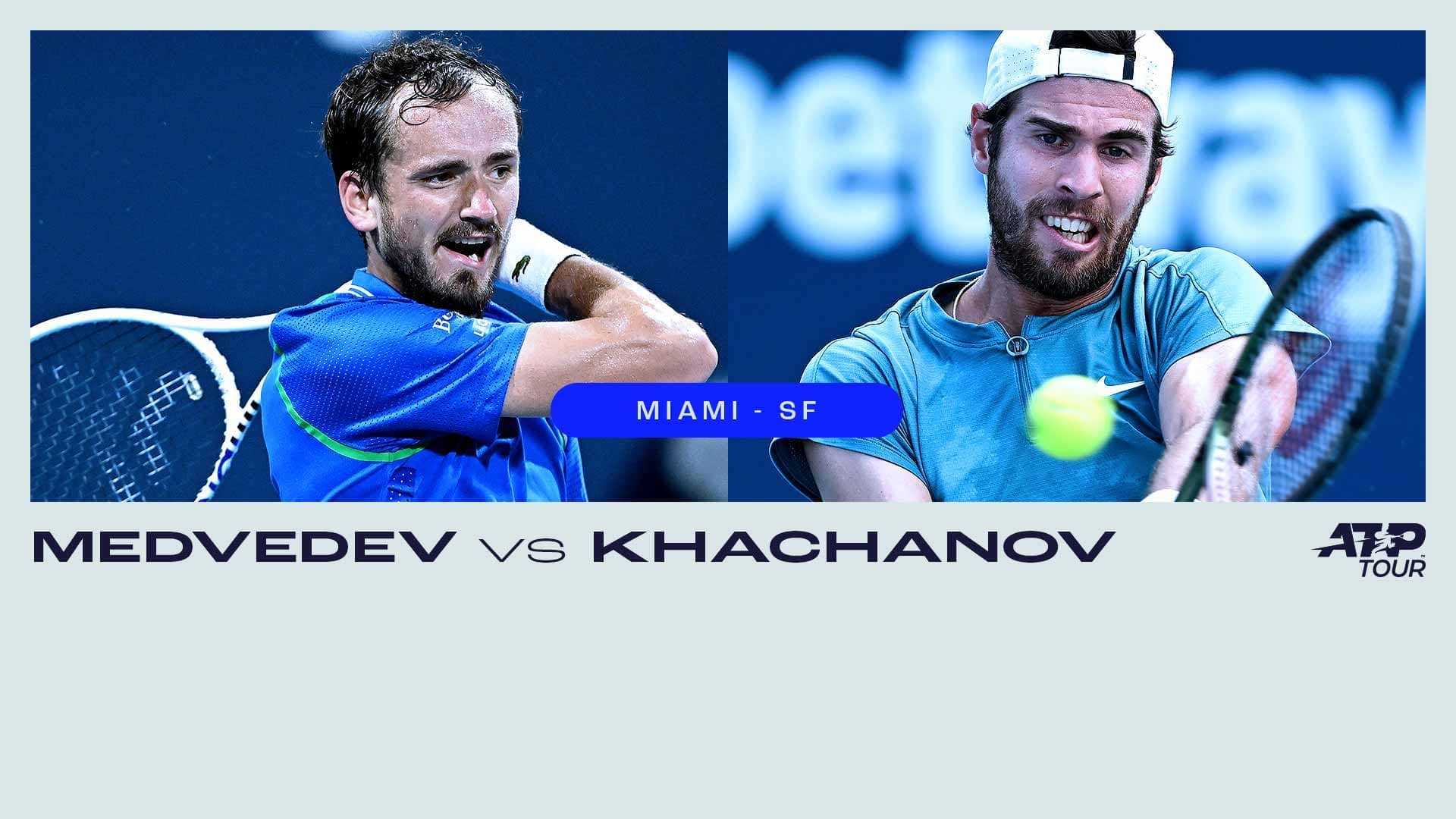 Daniil Medvedev And Karen Khachanov Tennis